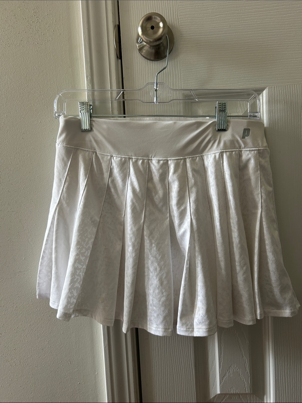 Prince White Pleated Tennis Skirt